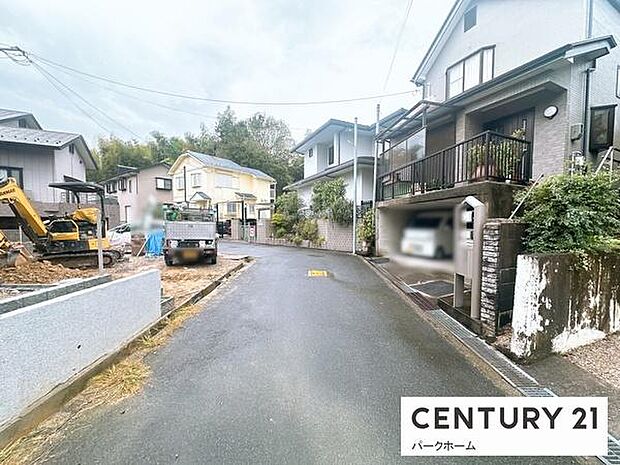【前面道路】現地の前道道路です！