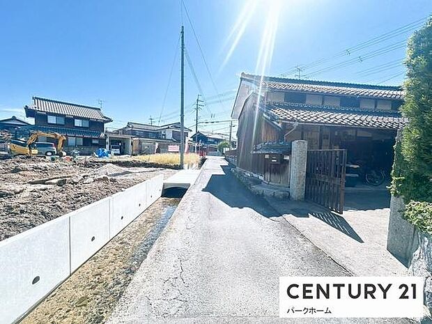 【前面道路】現地の前道道路です!