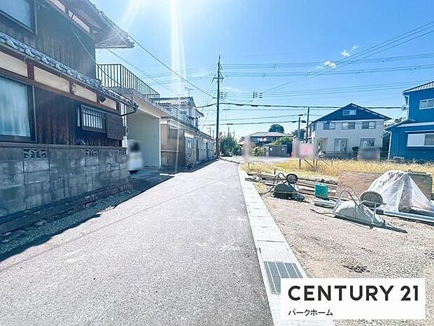 【前面道路】現地の前道道路です!