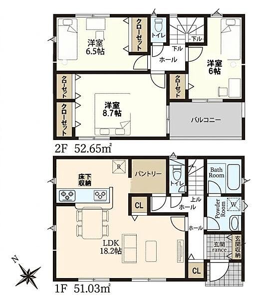 間取りを拡大表示