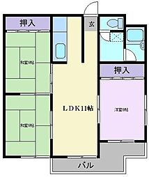 間取図画像 3LDK