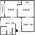 第一曽根団地3階5.8万円