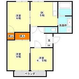 プラザ山村　B棟 2階