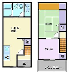 浜寺諏訪森西1丁貸家
