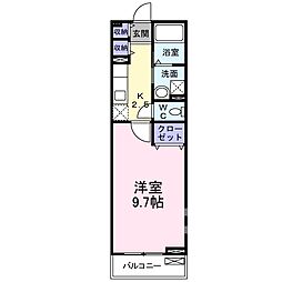 間取図画像 1K