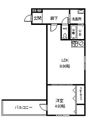 クルゼイロ旭町 3階