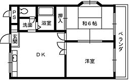 菊里マンション鳳 2階/-