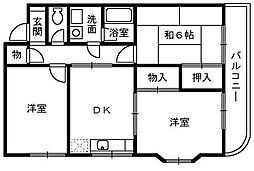 間取図画像 3DK