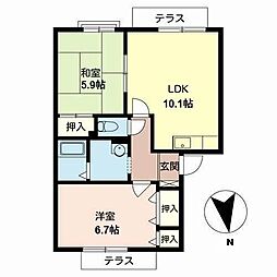 Les bonheur 22. A棟 1階/-
