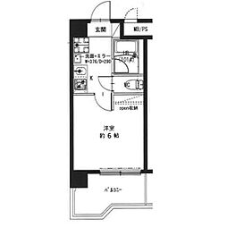 フェニックス五番館 1Kの間取図画像