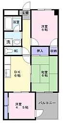 ドミール和泉府中 3階