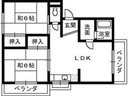 エコーハイツ千原 1階/-