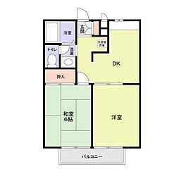 エステートピアサンピース 2DKの間取図画像