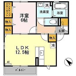 パシオーネ A棟 2階/-