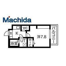 エヌエムキャトフヴァントワ 1Kの間取図画像