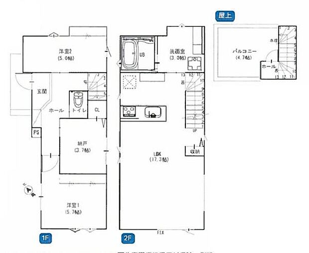 《間取り》■リビング中心の新生活。光を取り入れる開放的な設計で居心地の良い時間を演出します。