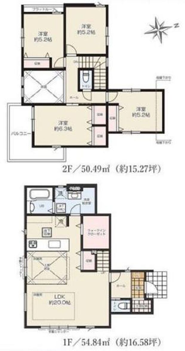 《間取り》■リビング中心の新生活。光を取り入れる開放的な設計で居心地の良い時間を演出します。