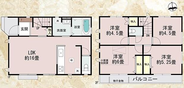 《間取り》■リビング中心の新生活。光を取り入れる開放的な設計で居心地の良い時間を演出します。
