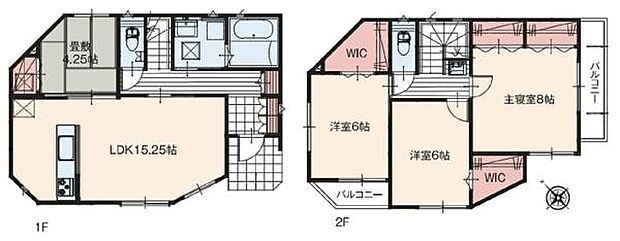 《間取り》■リビング中心の新生活。光を取り入れる開放的な設計で居心地の良い時間を演出します。