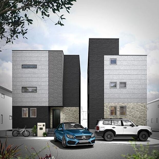 ■外観イメージ。落ち着きのあるトーンでまとめた外観。長年住むうちに深い愛着を感じることの出来る、飽きのこないデザインです。