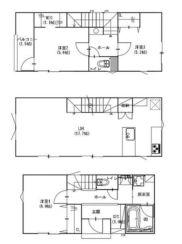 《間取り》■リビング中心の新生活。光を取り入れる開放的な設計で居心地の良い時間を演出します。