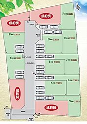 瀬谷区本郷1丁目　全14区画Ｈ区画の土地画像