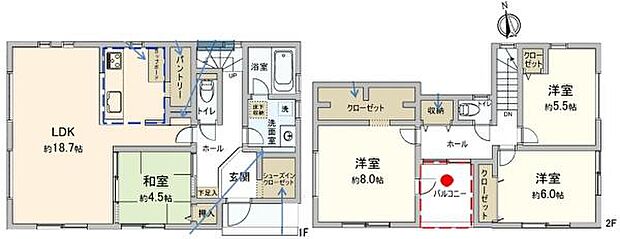 リビング中心の新生活。光を取り入れる開放的な設計で居心地の良い時間を演出します。LDK床材には檜無垢材えお使用しております。