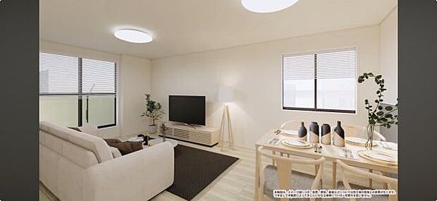 《リビングダイニング》 ■上質な時間を育む暮らしのメインステージ。寛ぎとご家族とのコミュニケーションを育む居心地のよい場所。