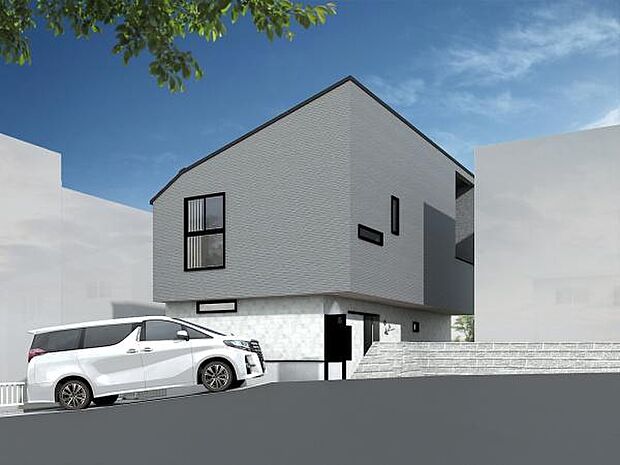 《完成予想図 外観パース》 ■スタイリッシュかつ重厚感のある洗練された外観!上品さを際立たせています。(イメージパースは実際と異なる場合があります)