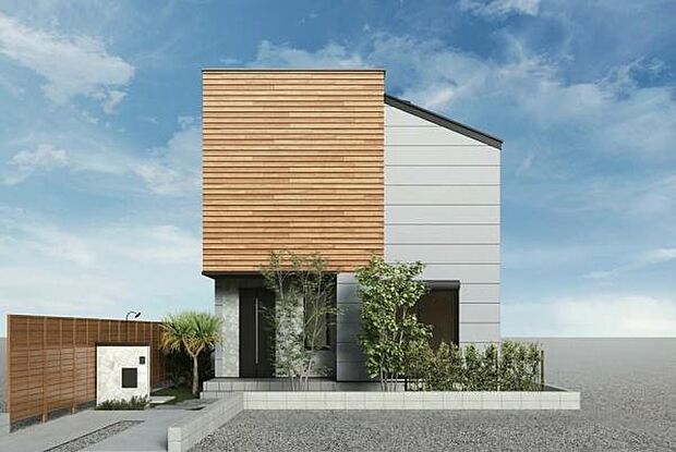 《完成予想図》　■スタイリッシュかつ重厚感のある洗練された外観！ブラックをベースに仕上げ上品さを際立たせています。（イメージパースは実際と異なる場合があります）