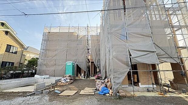 《現地》　■完成が待ち遠しいですね