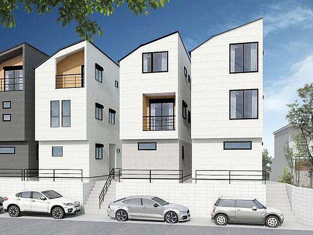 ■外観イメージ。落ち着きのあるトーンでまとめた外観。長年住むうちに深い愛着を感じることの出来る、飽きのこないデザインです。