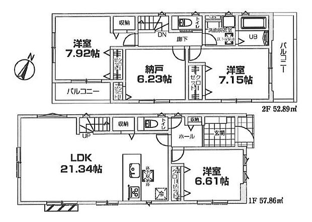 《間取り》■リビング中心の新生活。光を取り入れる開放的な設計で居心地の良い時間を演出します。