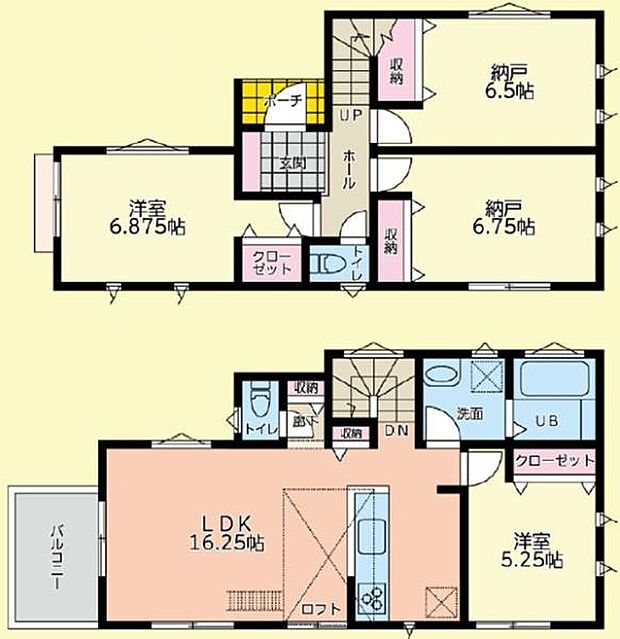 《間取り》■リビング中心の新生活。光を取り入れる明るく開放的な設計で居心地の良い時間を演出します。