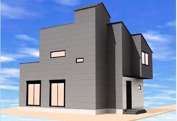 《完成予想図 外観パース》　■スタイリッシュかつ重厚感のある洗練された外観。上品さを際立たせています。（イメージパースは実際と異なる場合があります）