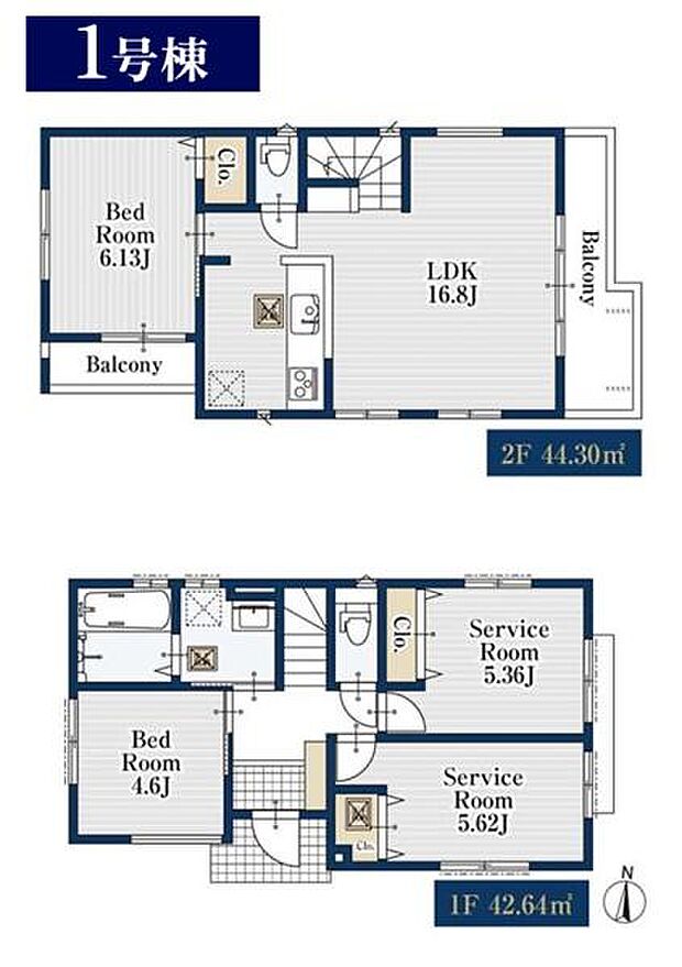 《間取り》■リビング中心の新生活。光を取り入れる開放的な設計で居心地の良い時間を演出します。