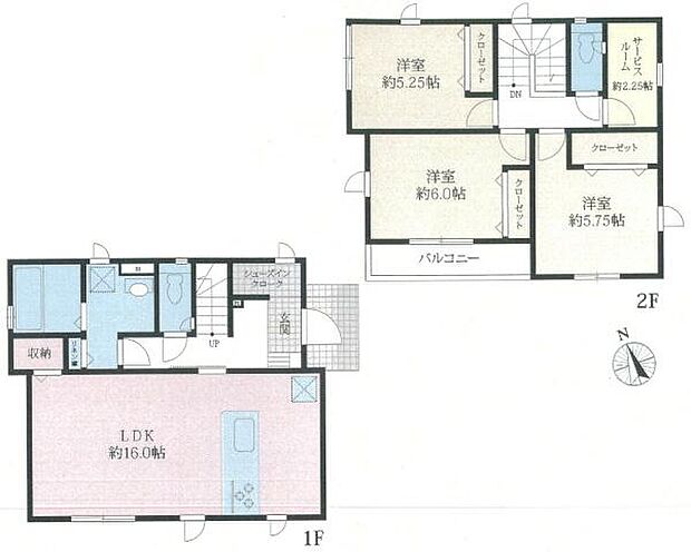 《間取り》■リビング中心の新生活。光を取り入れる開放的な設計で居心地の良い時間を演出します。