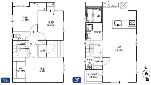 《間取り》■リビング中心の新生活。光を取り入れる明るく開放的な設計で居心地の良い時間を演出します。
