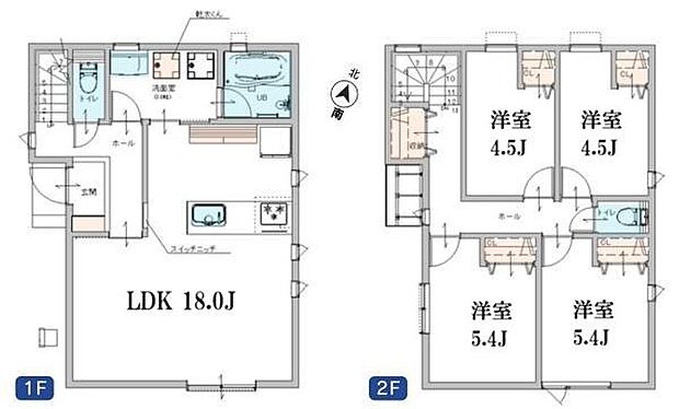 《間取り》■リビング中心の新生活。光を取り入れる開放的な設計で居心地の良い時間を演出します。