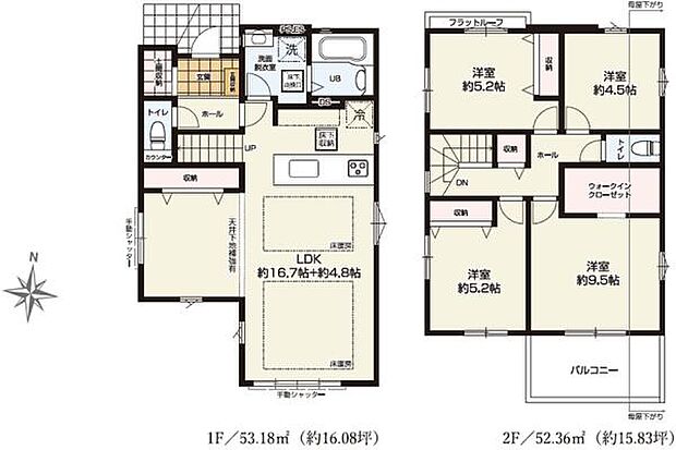 《間取り》■リビング中心の新生活。光を取り入れる開放的な設計で居心地の良い時間を演出します。