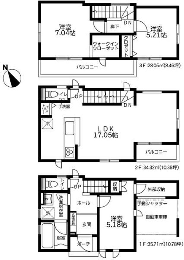 《間取り》■リビング中心の新生活。光を取り入れる開放的な設計で居心地の良い時間を演出します。