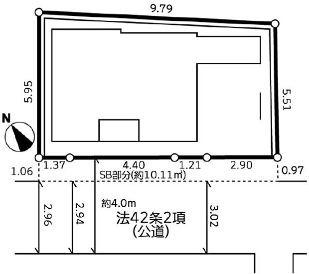 《区画図》　■カースペースあり