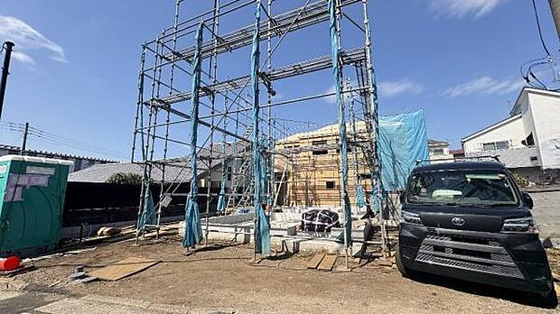 《現地》 青い空と白い雲、気分が晴れる場所がここにあります。