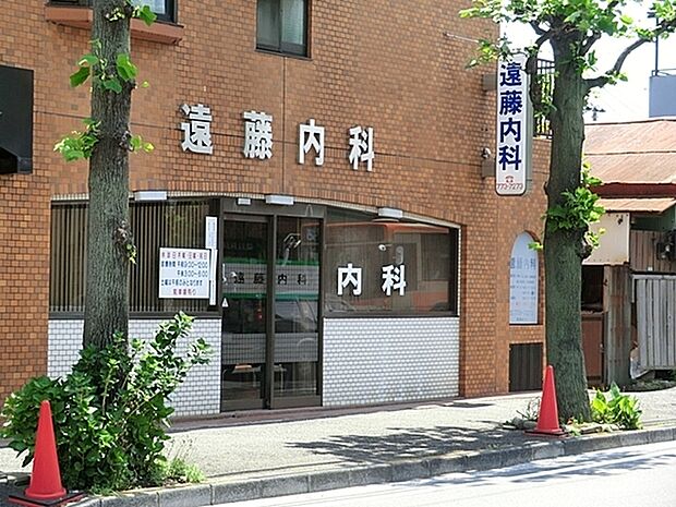 遠藤内科まで131m、内科・胃腸内科・消化器内科  バス停「温室前」、笹下釜利谷道路に面したライオンズマンション1Ｆ