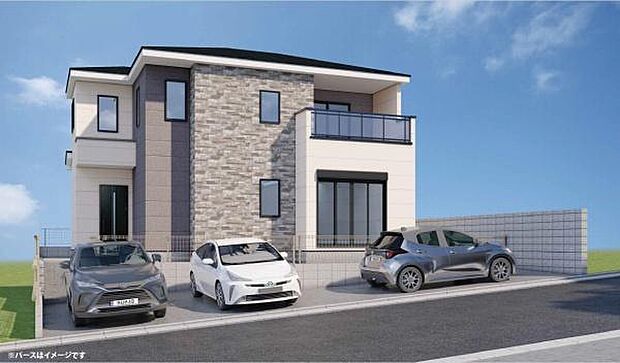 《完成予想図》 ■機能性とデザイン性を兼ねそろえた理想の住まい。美しい外観やくつろぎの室内空間にふさわしい素材・形・色彩、上質感に満ちております。