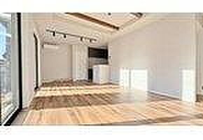 《リビングダイニング》 ■豊かな光が照らすこの場所は、たわいもない会話を楽しみ、ゆったりとした時間を過ごす場所。家族の日常が刻まれる大切な空間です。自然光に溢れるこの空間はリフレッシュにピッタリです。