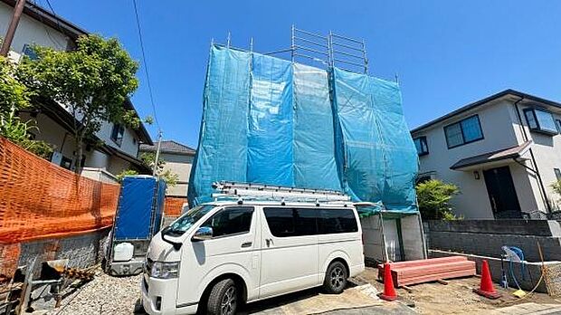 《現地》 青い空と白い雲、気分が晴れる場所がここにあります。