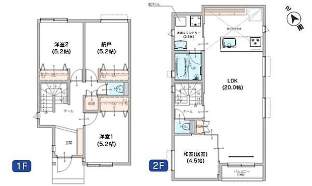 《間取り》■リビング中心の新生活。光を取り入れる開放的な設計で居心地の良い時間を演出します。