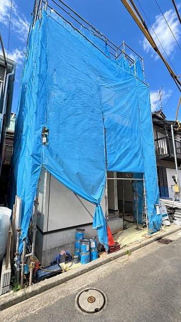 《現地》 青い空と白い雲、気分が晴れる場所がここにあります。