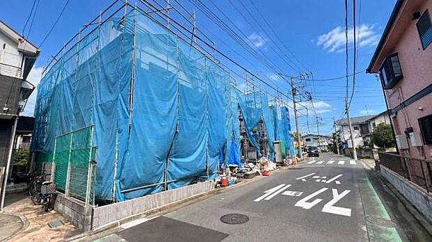《現地》 青い空と白い雲、気分が晴れる場所がここにあります。